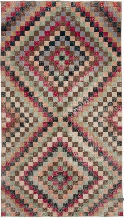 Alfombra Vintage Turca Anudada a Mano - 158 cm x 279 cm