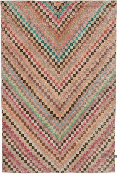 Vintage Turkish Hand-Knotted Rug - 5' 9" x 8' 8" (69" x 104")