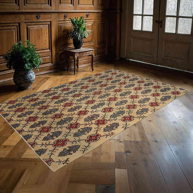 Alfombra Turca Vintage  - 148 cm x 233 cm - K0038134