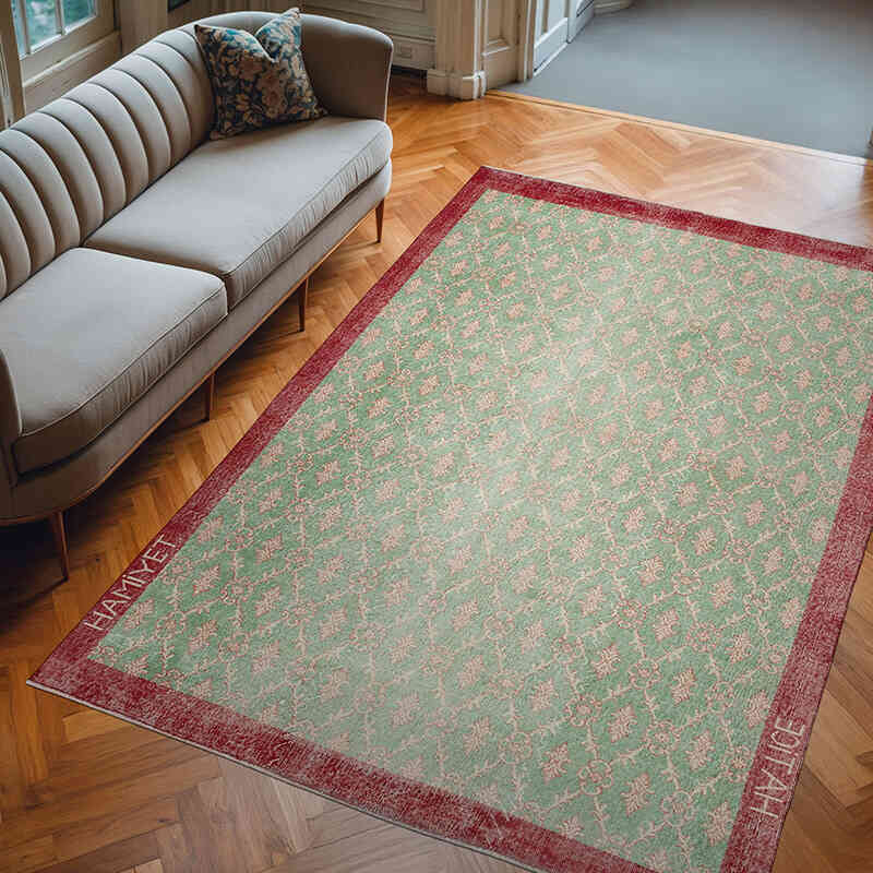 El Dokuma Vintage Halı - 196 cm x 288 cm - K0038135