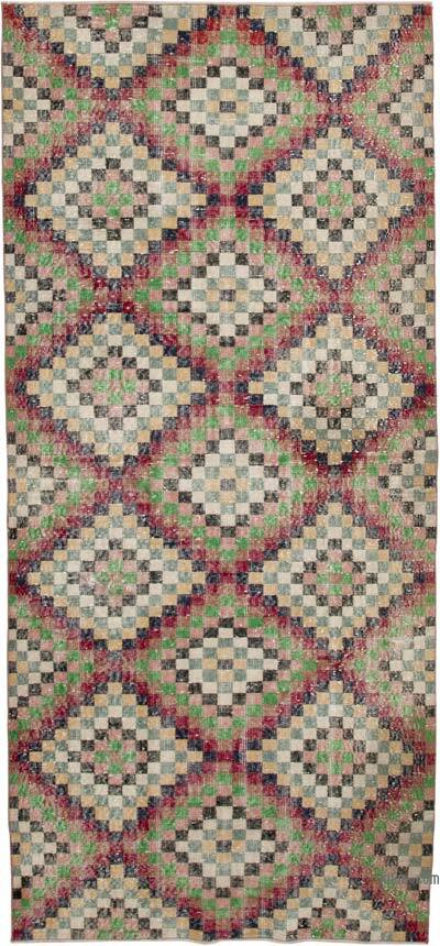 Alfombra Turca Vintage De Pasillo - 138 cm x 305 cm