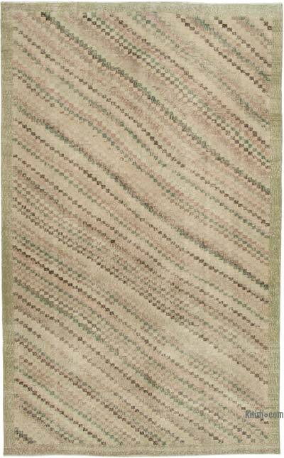 Vintage Turkish Hand-Knotted Rug - 5' 8" x 9'  (68" x 108")