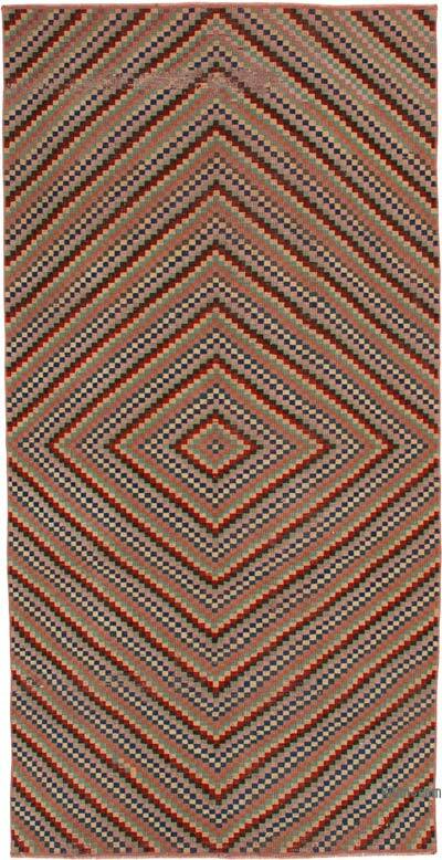 Vintage Turkish Hand-Knotted Rug - 4' 1" x 8' 4" (49" x 100")