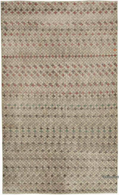 Vintage Turkish Hand-Knotted Rug - 4' 11" x 8' 2" (59" x 98")