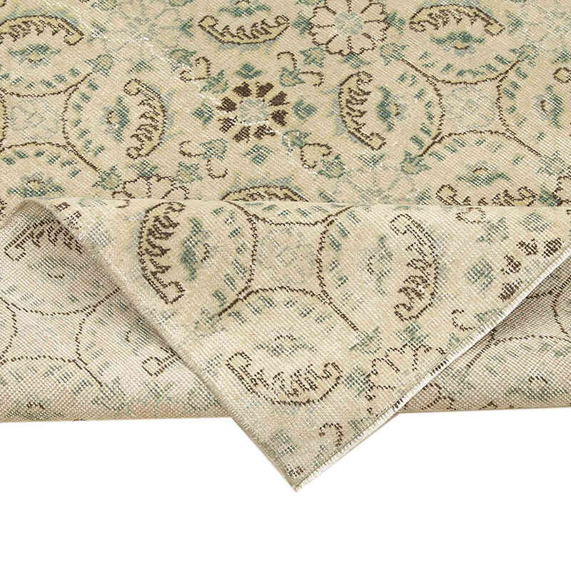 Retro Vintage Turkish Hand-Knotted Rug - 4' 11" x 8' 2" (59" x 98") - K0038189