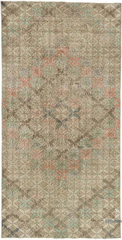 El Dokuma Vintage Halı - 142 cm x 275 cm