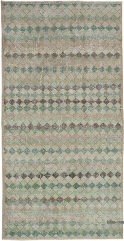 El Dokuma Vintage Halı - 147 cm x 283 cm