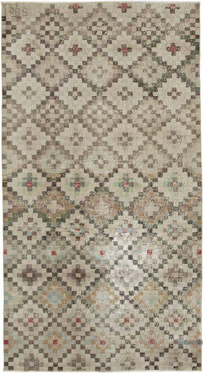 El Dokuma Vintage Halı - 150 cm x 281 cm
