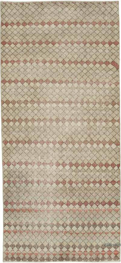El Dokuma Vintage Halı - 125 cm x 280 cm