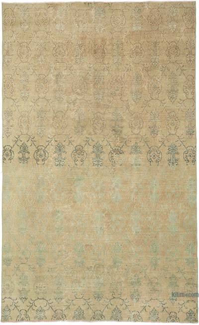 Retro Vintage Turkish Hand-Knotted Rug - 5' 1" x 8' 6" (61" x 102")