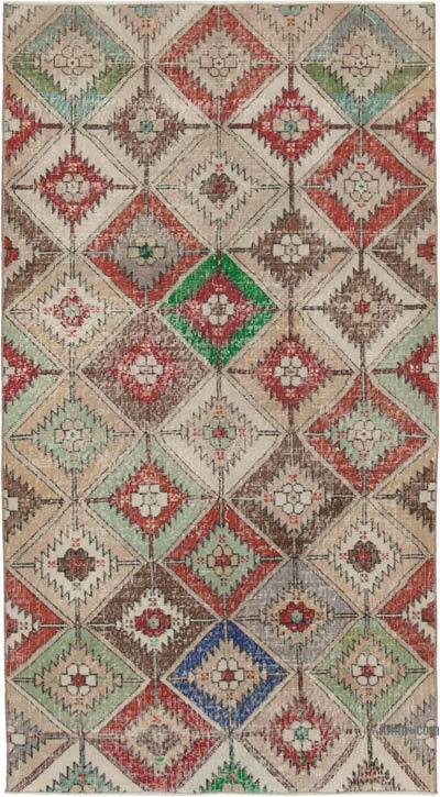 El Dokuma Vintage Halı - 118 cm x 214 cm