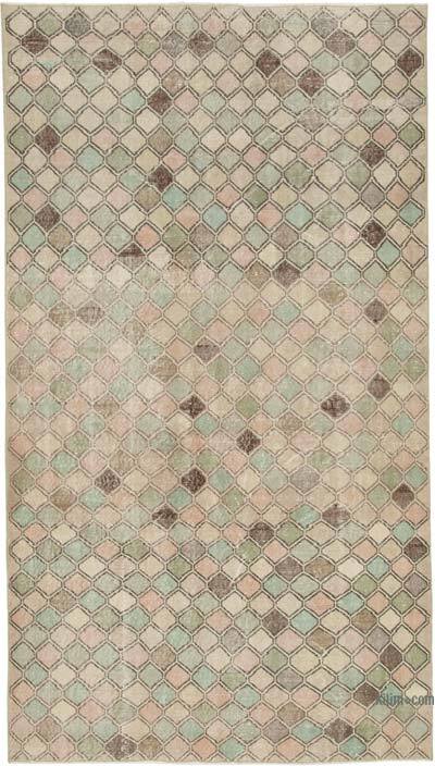 Alfombra Vintage Turca Anudada a Mano - 163 cm x 291 cm