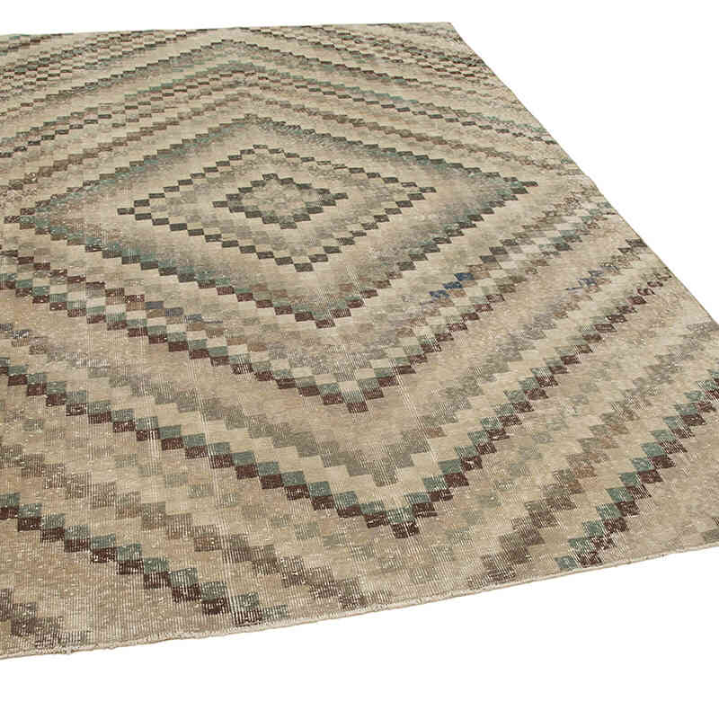 Vintage Turkish Hand-Knotted Rug - 6' 5" x 9' 10" (77" x 118") - K0038258