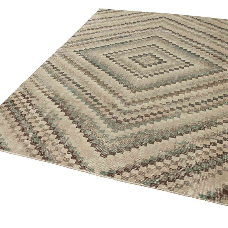 Vintage Turkish Hand-Knotted Rug - 6' 5" x 9' 10" (77" x 118") - K0038258