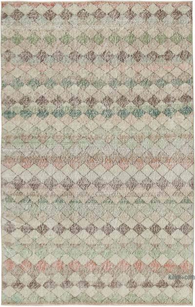 El Dokuma Vintage Halı - 140 cm x 218 cm