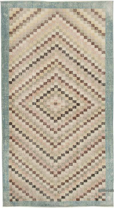 El Dokuma Vintage Halı - 142 cm x 261 cm