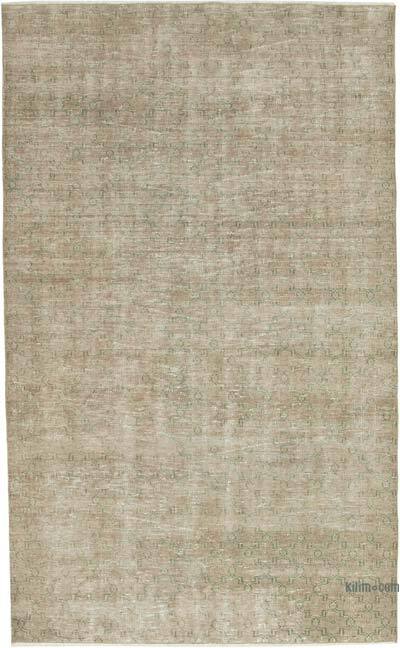 Vintage Turkish Hand-Knotted Rug - 5' 2" x 8' 7" (62" x 103")