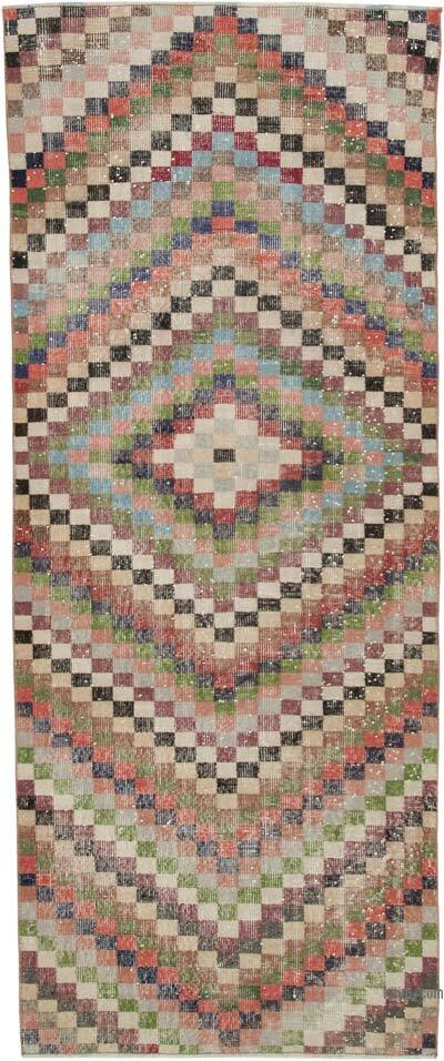 Vintage Turkish Hand-Knotted Rug - 3' 3" x 7' 9" (39" x 93")