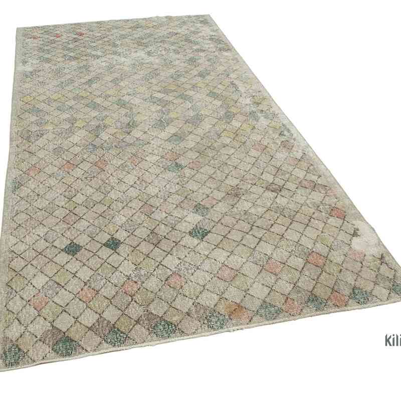 Alfombra Vintage Turca Anudada a Mano - 150 cm x 284 cm - K0038343