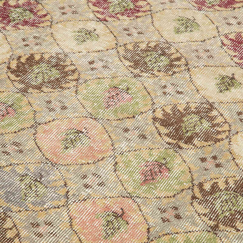 Retro Vintage Turkish Hand-Knotted Rug - 5' 10" x 10' 10" (70" x 130") - K0038351