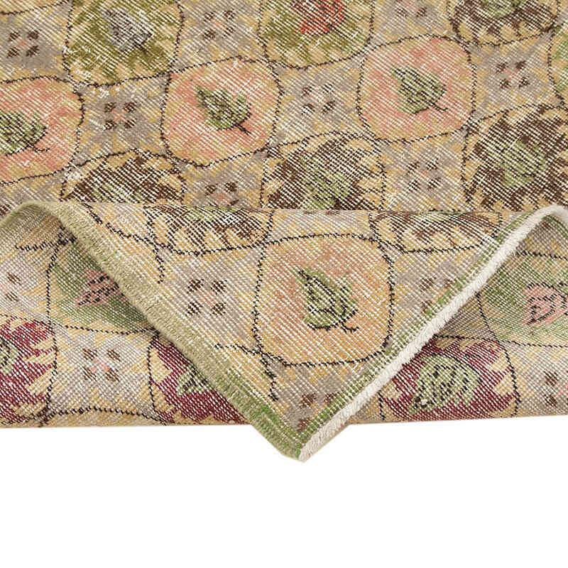 Retro Vintage Turkish Hand-Knotted Rug - 5' 10" x 10' 10" (70" x 130") - K0038351