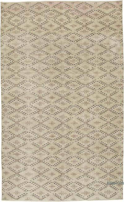 Retro Vintage Turkish Hand-Knotted Rug - 6'  x 10'  (72" x 120")