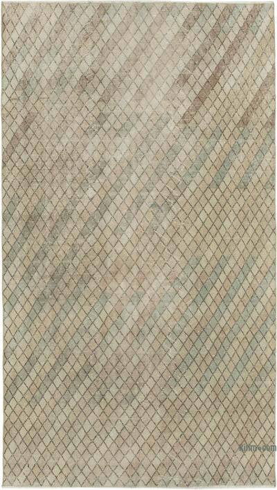 Vintage Turkish Hand-Knotted Rug - 4' 9" x 8' 6" (57" x 102")