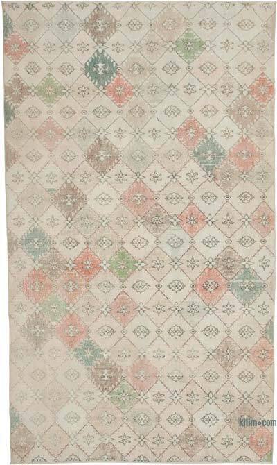 El Dokuma Vintage Halı - 182 cm x 314 cm