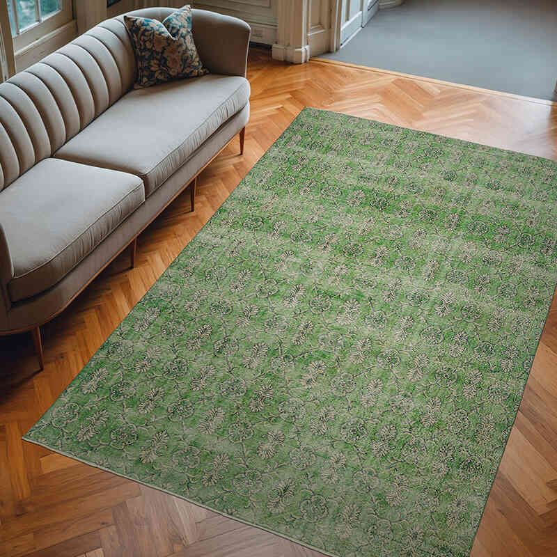 El Dokuma Vintage Halı - 207 cm x 304 cm - K0038396