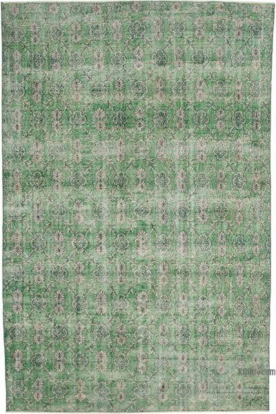 Retro Vintage Turkish Hand-Knotted Rug - 6' 9" x 10'  (81" x 120")