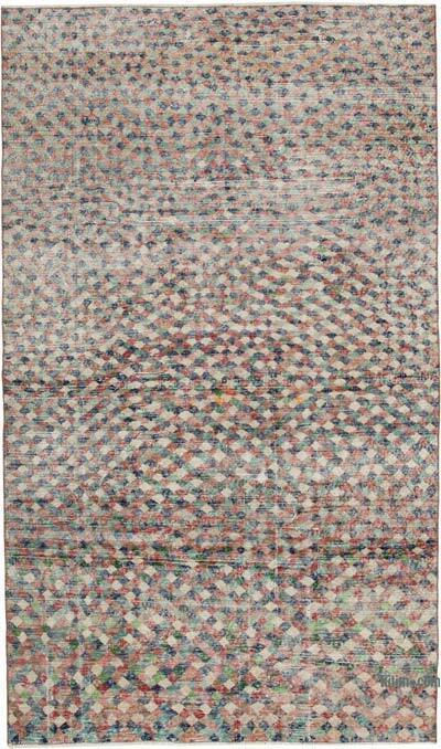 Vintage Turkish Hand-Knotted Rug - 5' 3" x 8' 11" (63" x 107")