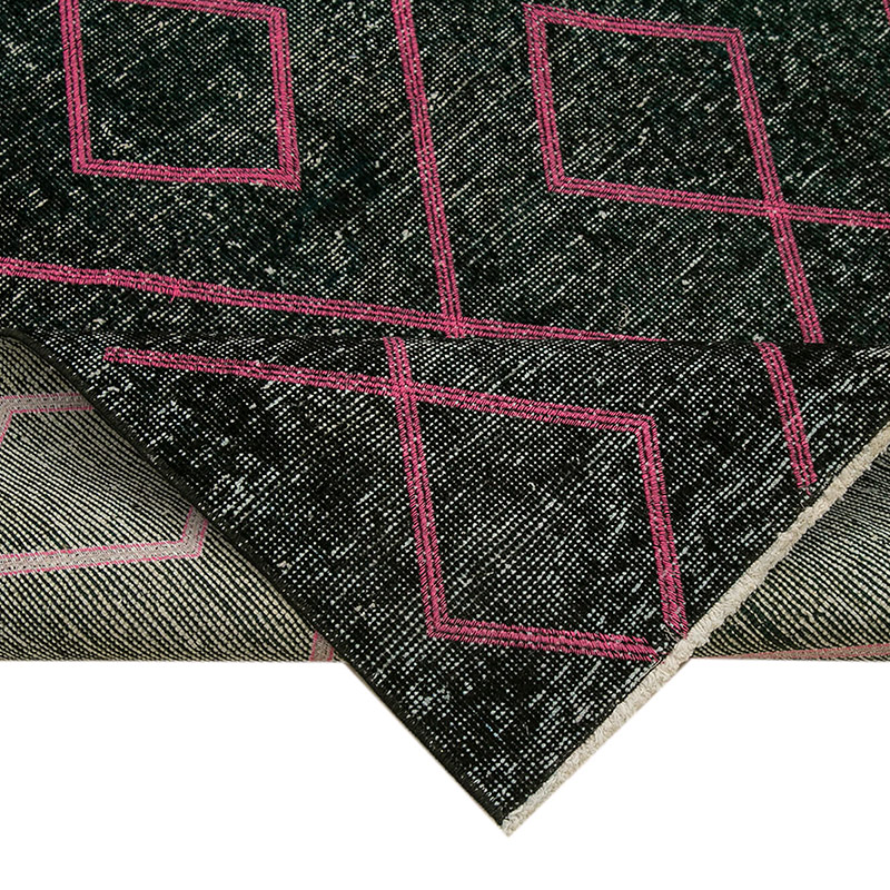 Alfombra Turca bordada sobre teñida vintage - 147 cm x 400 cm - K0038624