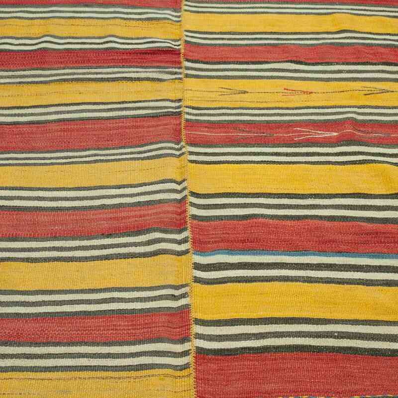 Sarı, Kırmızı Vintage Kapadokya Kilim - 162 cm x 287 cm - K0038910