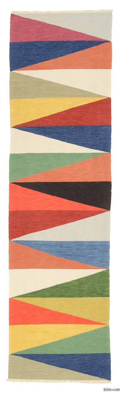 Multicolor New Turkish Kilim Runner
