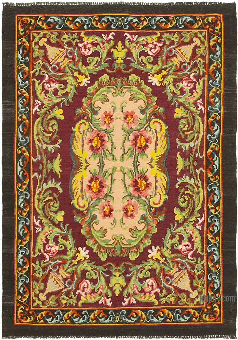 Alfombra Vintage Moldovan Kilim - 156 cm x 215 cm - K0039039