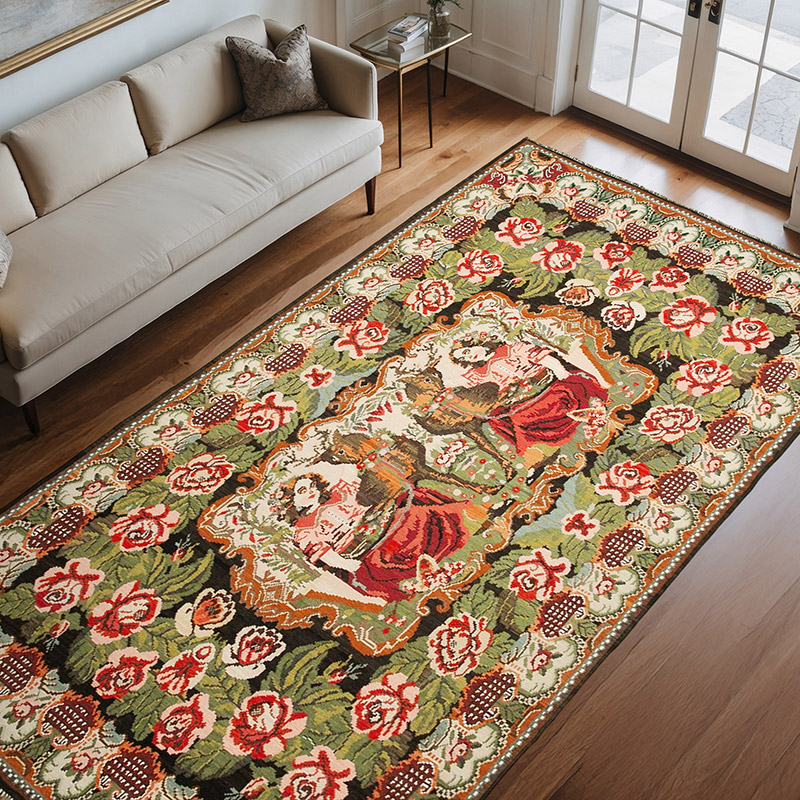 Vintage Moldova Kilimi - 193 cm x 340 cm - K0039086