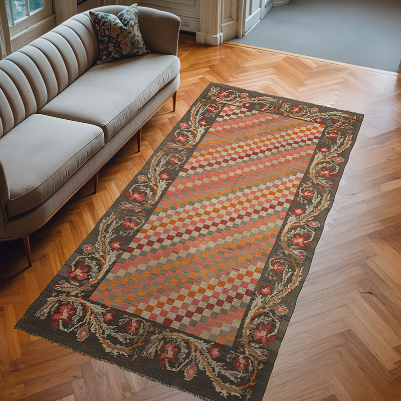 Vintage Moldova Kilimi - 160 cm x 306 cm - K0039092