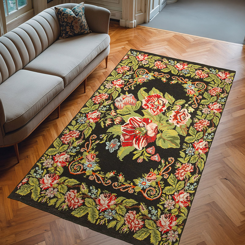 Alfombra Vintage Moldovan Kilim - 173 cm x 310 cm - K0039142