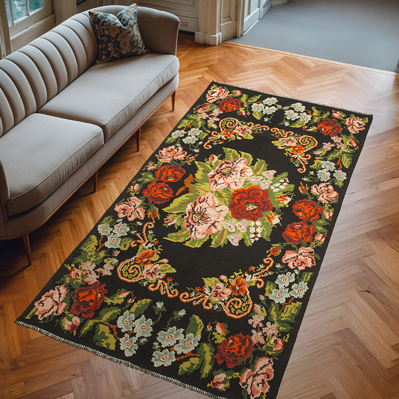 Alfombra Vintage Moldovan Kilim - 175 cm x 320 cm - K0039151