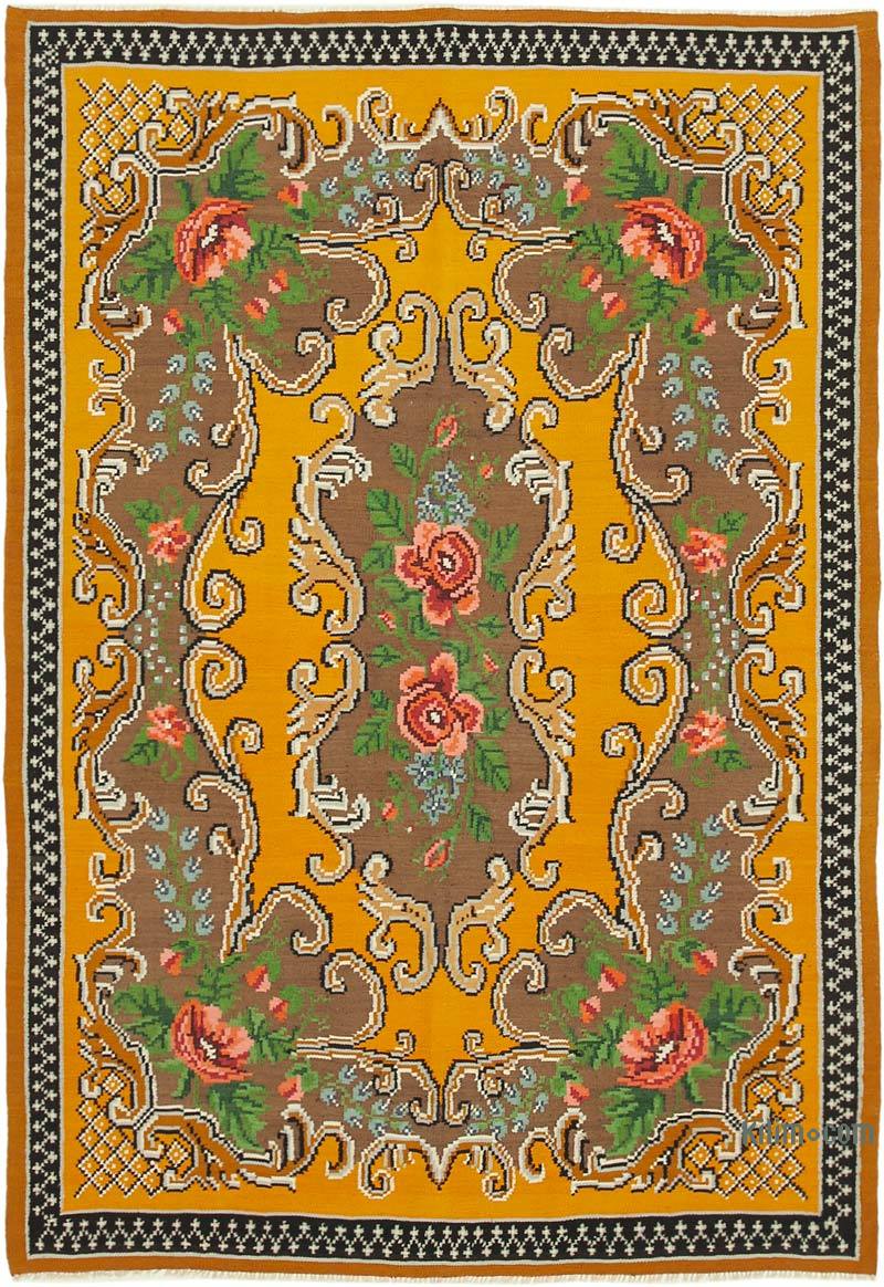 Alfombra Vintage Moldovan Kilim - 185 cm x 270 cm - K0039152