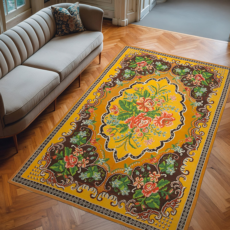 Alfombra Vintage Moldovan Kilim - 194 cm x 297 cm - K0039185