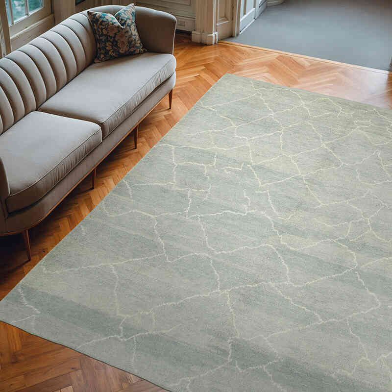 Alfombra "Tulu" de estilo marroquí anudada a mano - 248 cm x 290 cm - K0039235