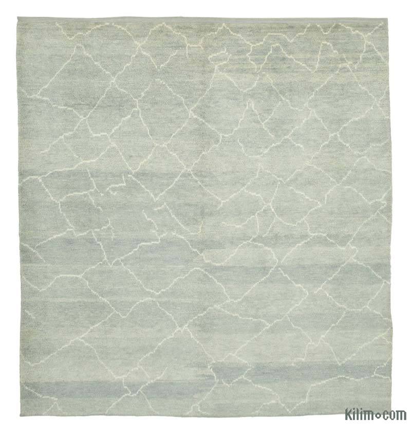 New Moroccan Style Hand-Knotted Tulu Rug - 8' 2" x 9' 6" (98" x 114") - K0039235