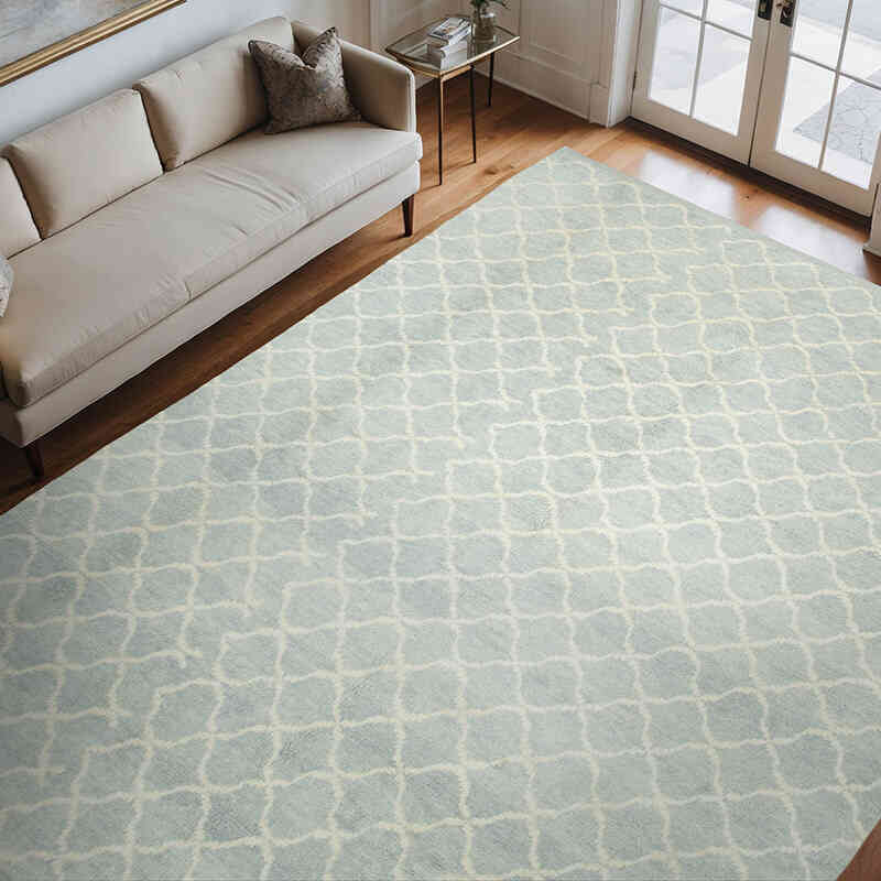 Alfombra "Tulu" de estilo marroquí anudada a mano - 277 cm x 355 cm - K0039249