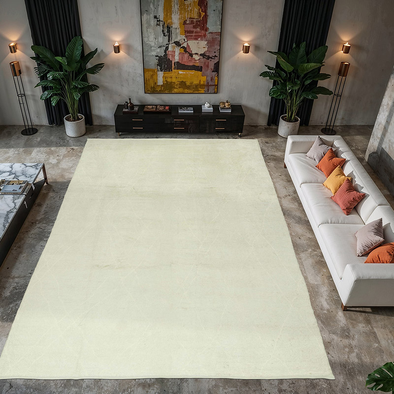 Alfombra "Tulu" de estilo marroquí anudada a mano - 306 cm x 435 cm - K0039263