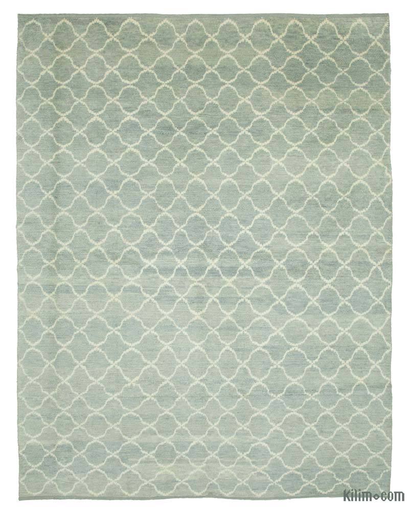 New Moroccan Style Hand-Knotted Tulu Rug - 8' 11" x 11' 6" (107" x 138") - K0039269