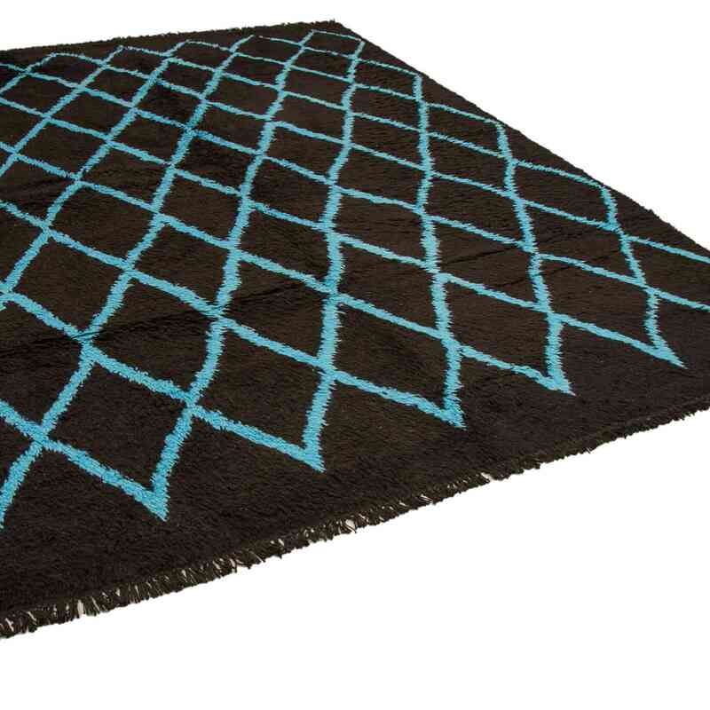 Brown New Moroccan Style Hand-Knotted Tulu Rug - 9'  x 12' 2" (108" x 146") - K0039294