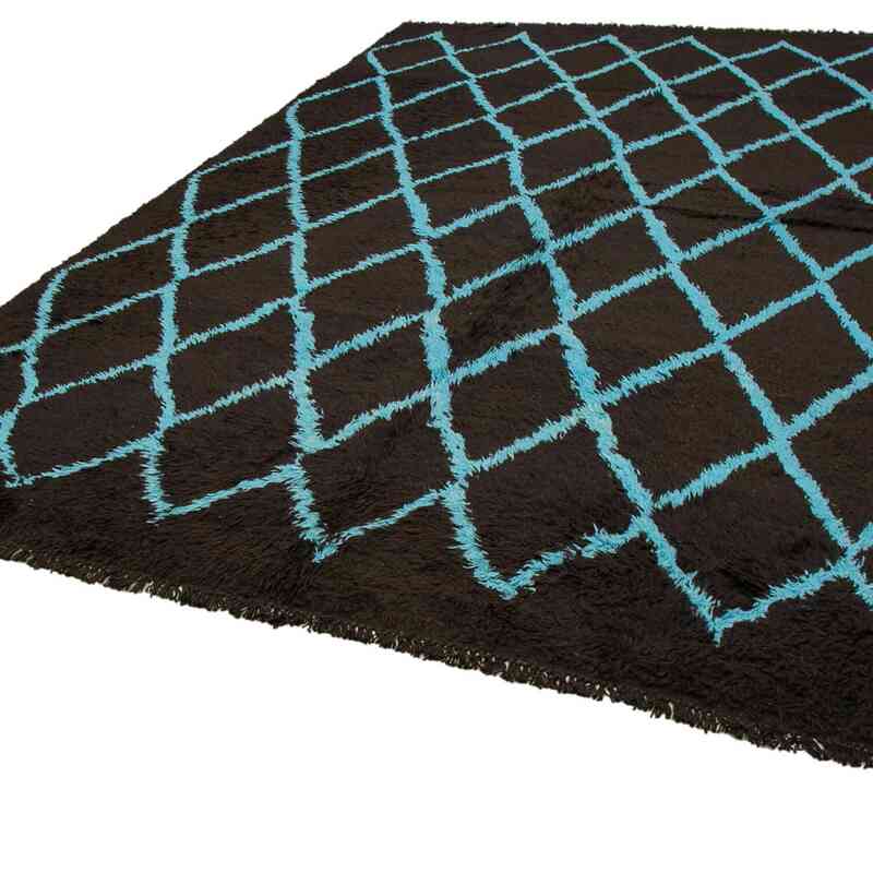 Brown New Moroccan Style Hand-Knotted Tulu Rug - 9'  x 12' 2" (108" x 146") - K0039294