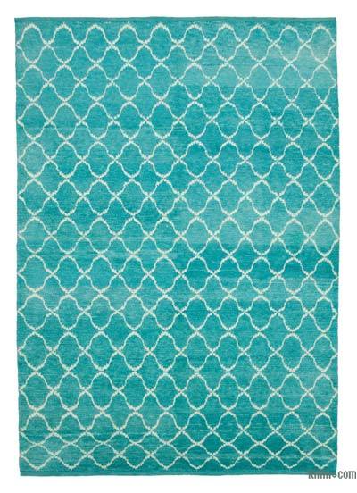 New Moroccan Style Hand-Knotted Tulu Rug - 7' 9" x 10' 10" (93" x 130")