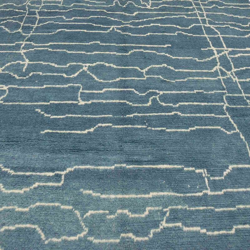 New Moroccan Style Hand-Knotted Tulu Rug - 6' 3" x 9'  (75" x 108") - K0039308